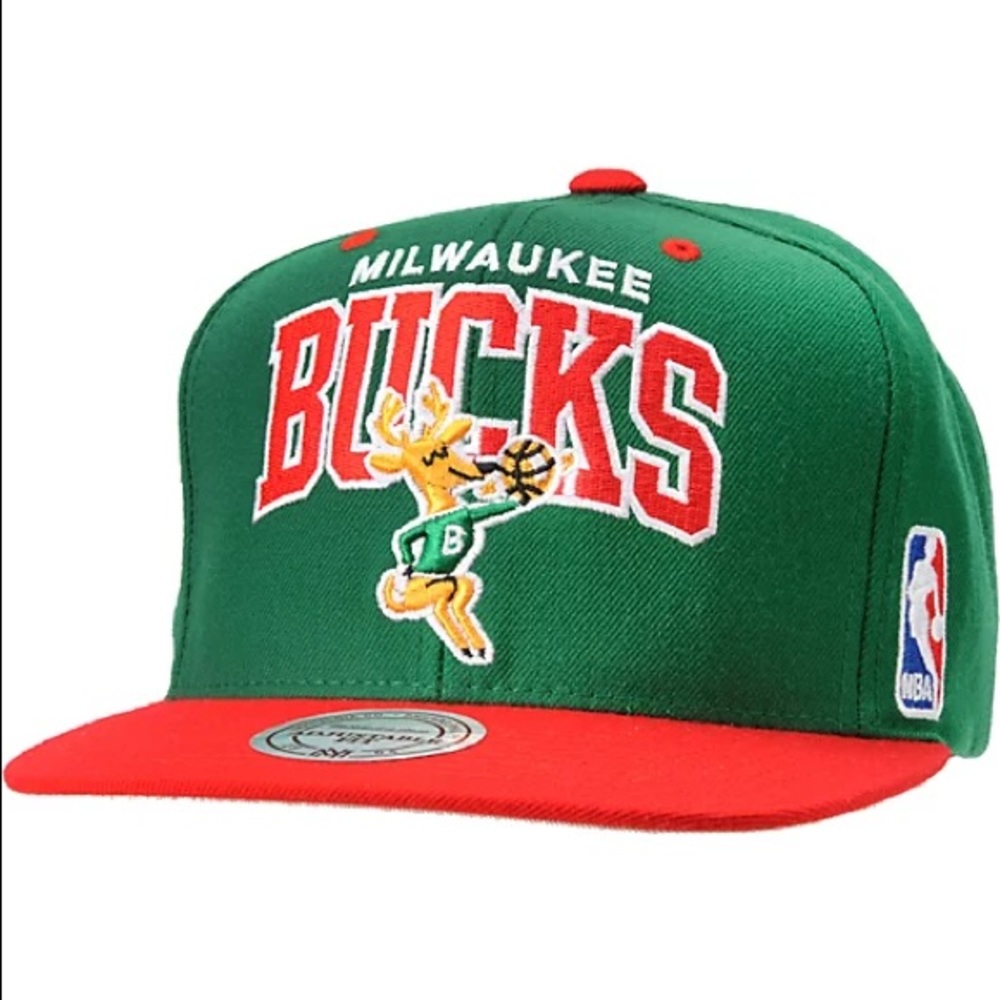 milwaukee bucks mitchell and ness snapback